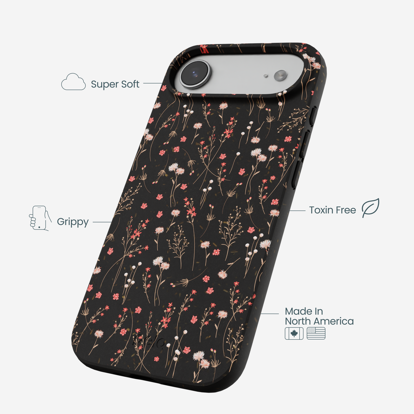 Black Night Garden iPhone Air Case