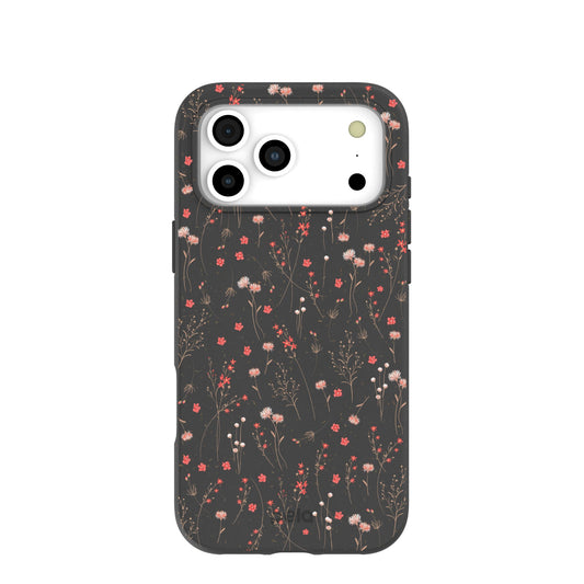 Black Night Garden iPhone 17 Pro Max Case