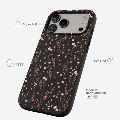 Black Night Garden iPhone 17 Pro Max Case