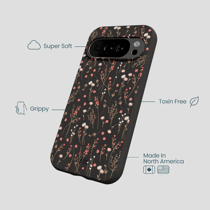 Black Night Garden Google Pixel 10/10 Pro Case