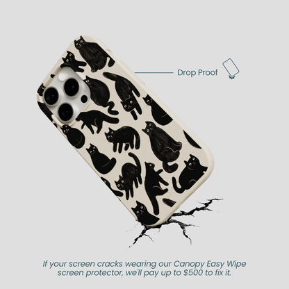 London Fog Night Meowers iPhone 14 Pro Case
