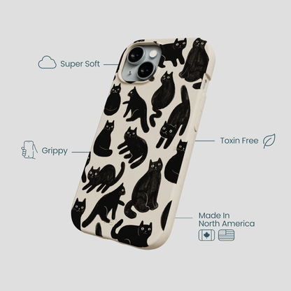 London Fog Night Meowers iPhone 14 Case
