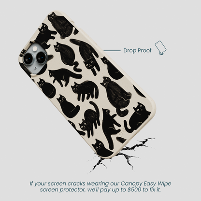 London Fog Night Meowers iPhone 15 Plus Case