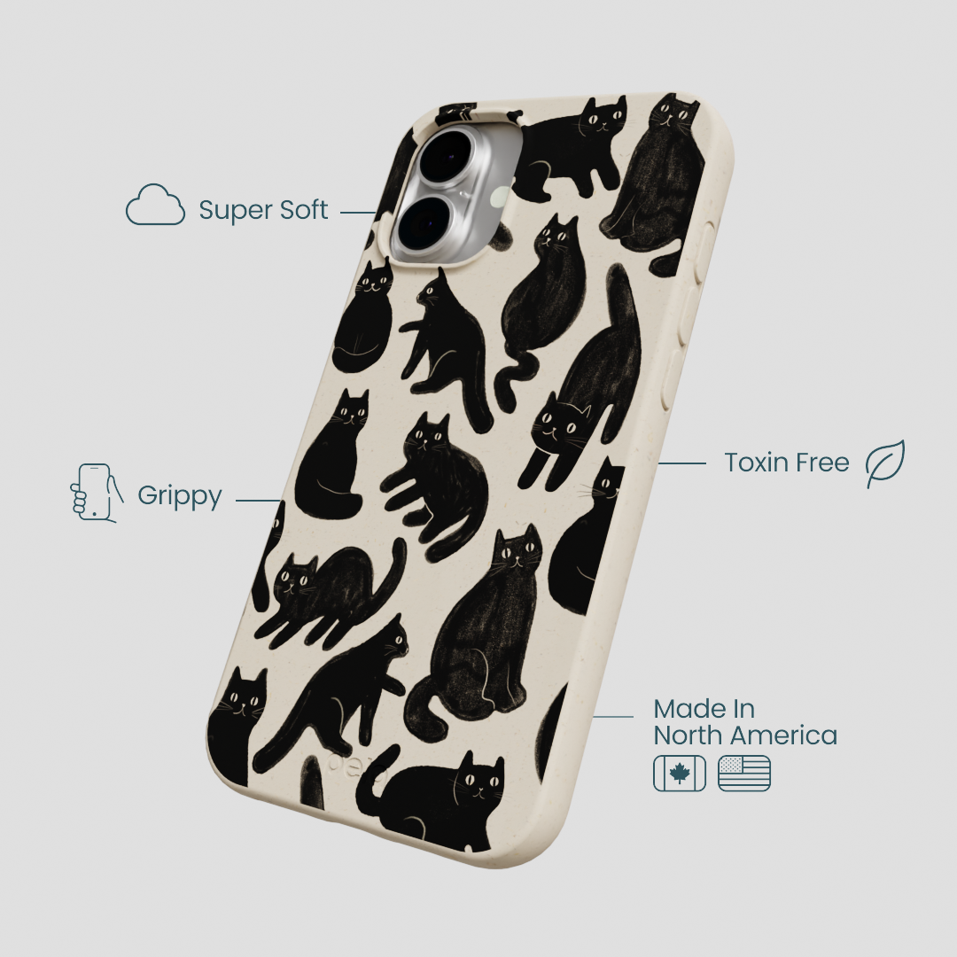 London Fog Night Meowers iPhone 16 Plus Case