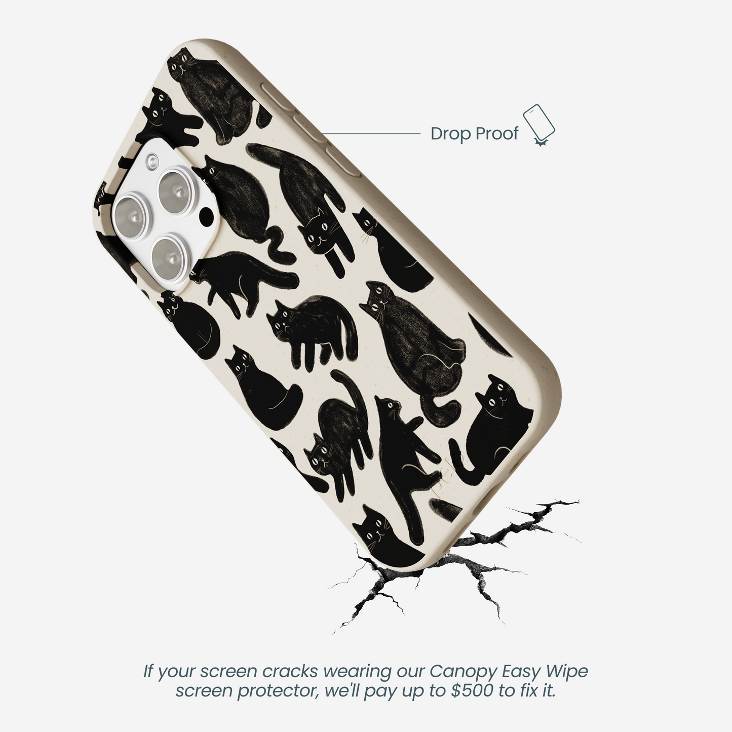 London Fog Night Meowers iPhone 16 Pro Max Case