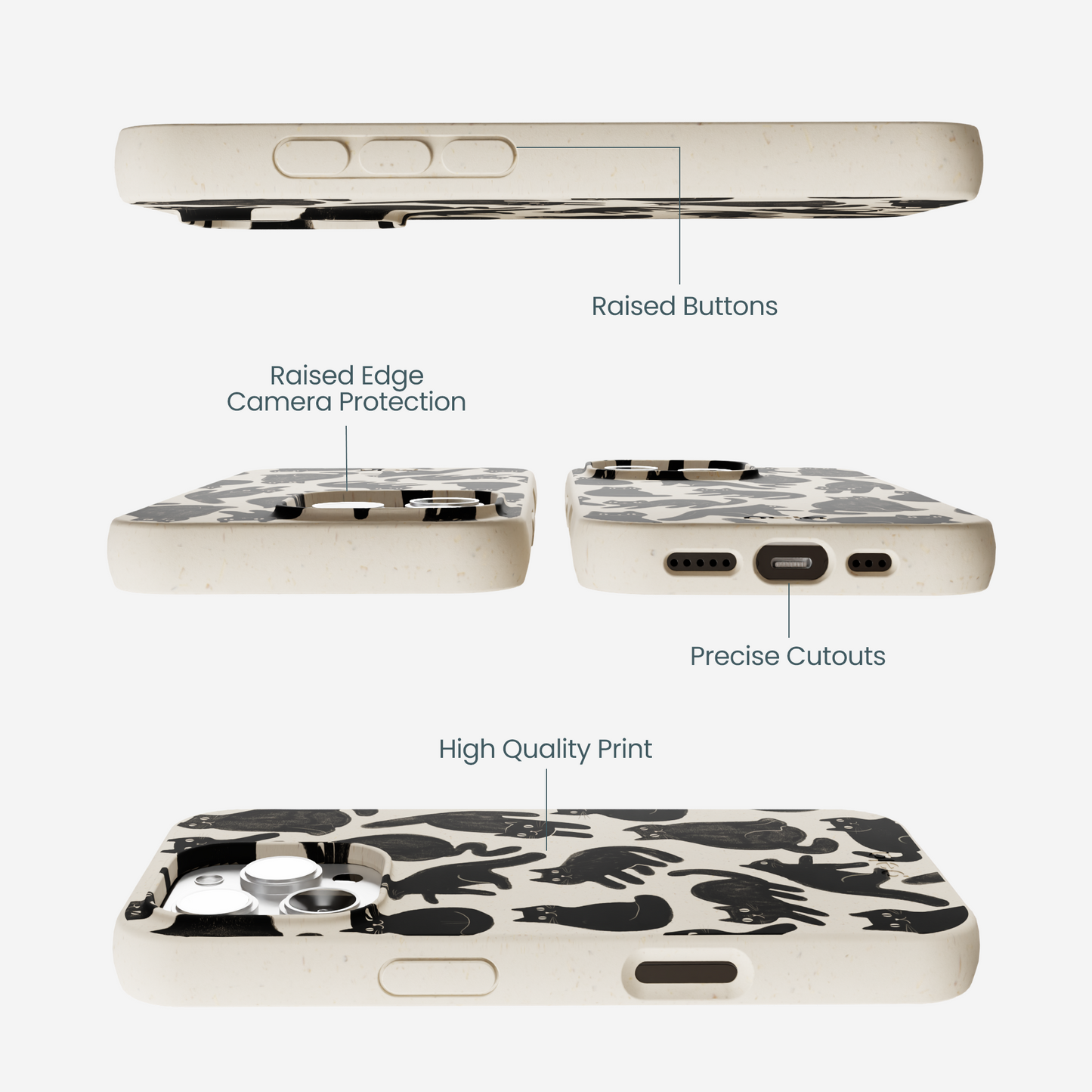 London Fog Night Meowers iPhone 16 Pro Max Case