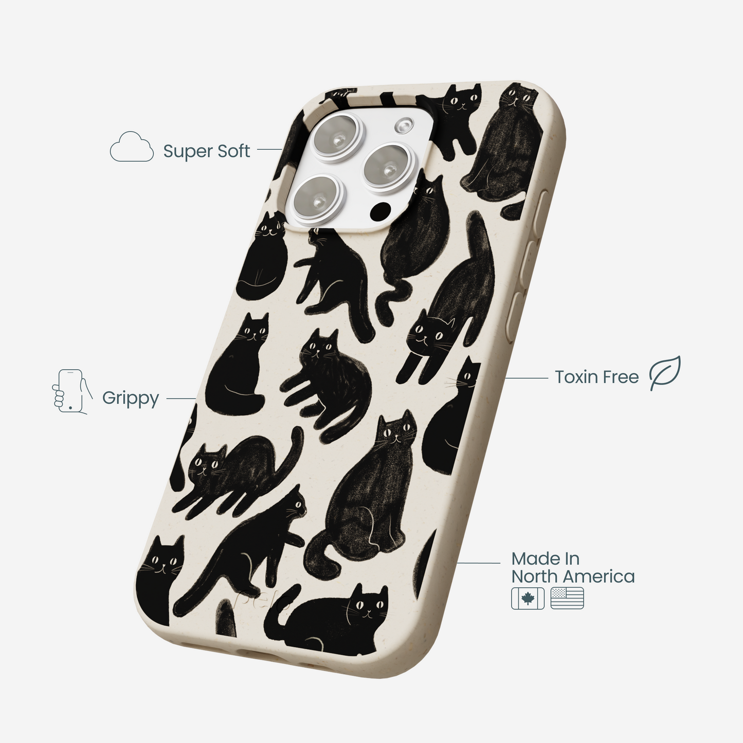London Fog Night Meowers iPhone 16 Pro Max Case