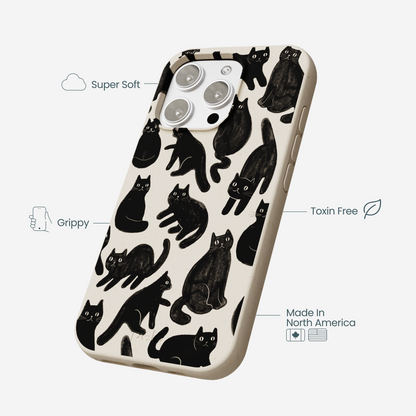 London Fog Night Meowers iPhone 16 Pro Max Case