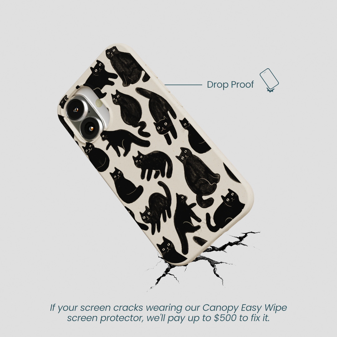 London Fog Night Meowers iPhone 16 Case