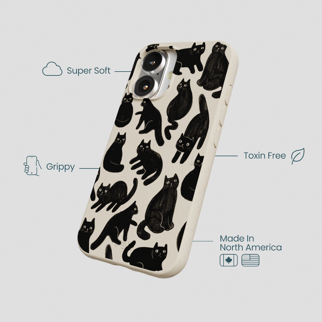 London Fog Night Meowers iPhone 16 Case