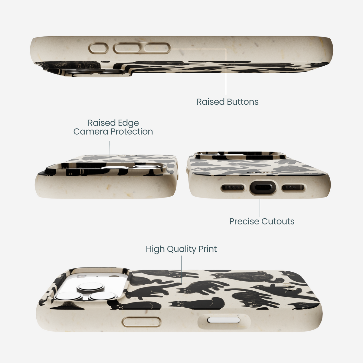 London Fog Night Meowers iPhone 17 Pro Case