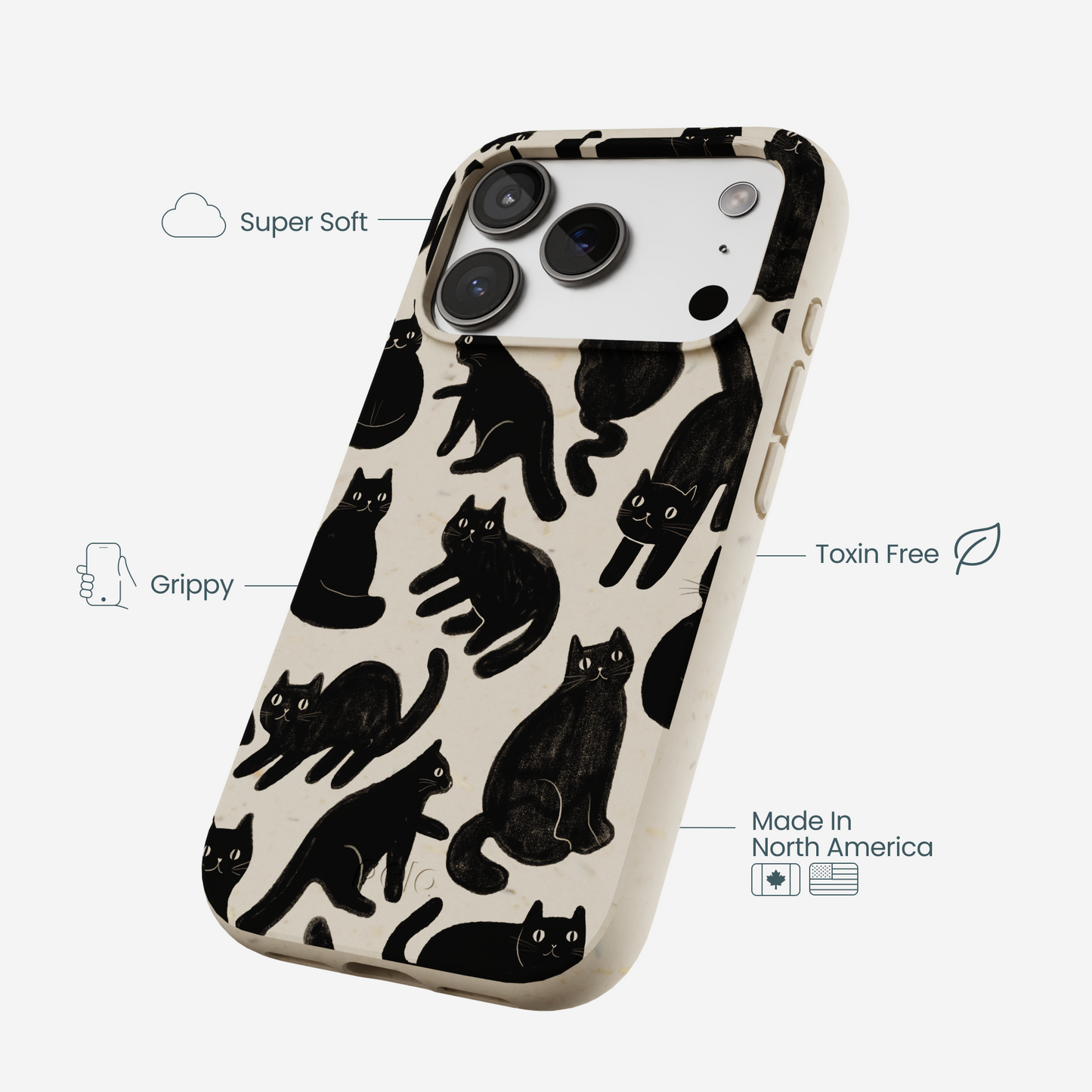 London Fog Night Meowers iPhone 17 Pro Case