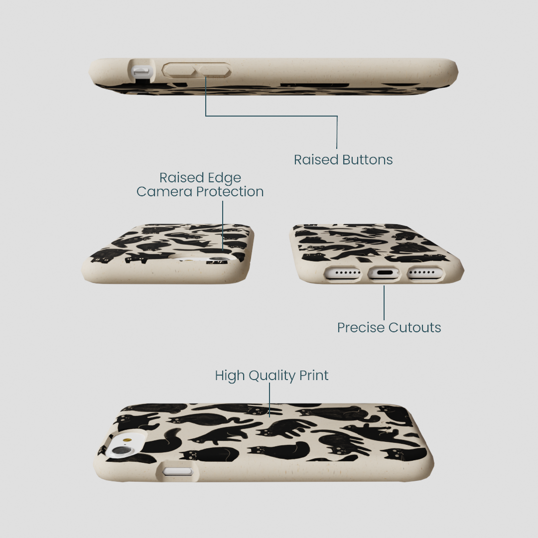 London Fog Night Meowers iPhone 6/6s/7/8/SE Case