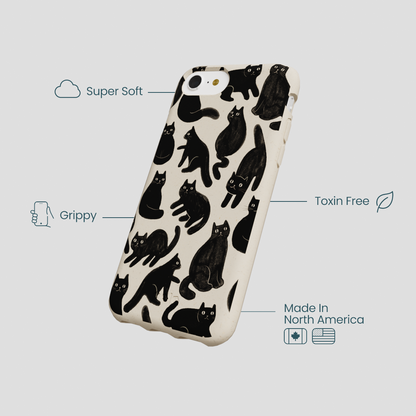 London Fog Night Meowers iPhone 6/6s/7/8/SE Case