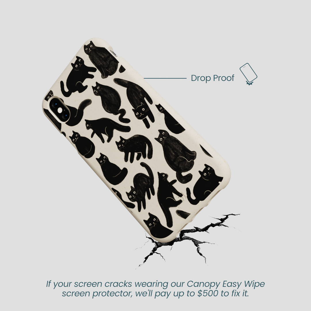 London Fog Night Meowers iPhone XR Case