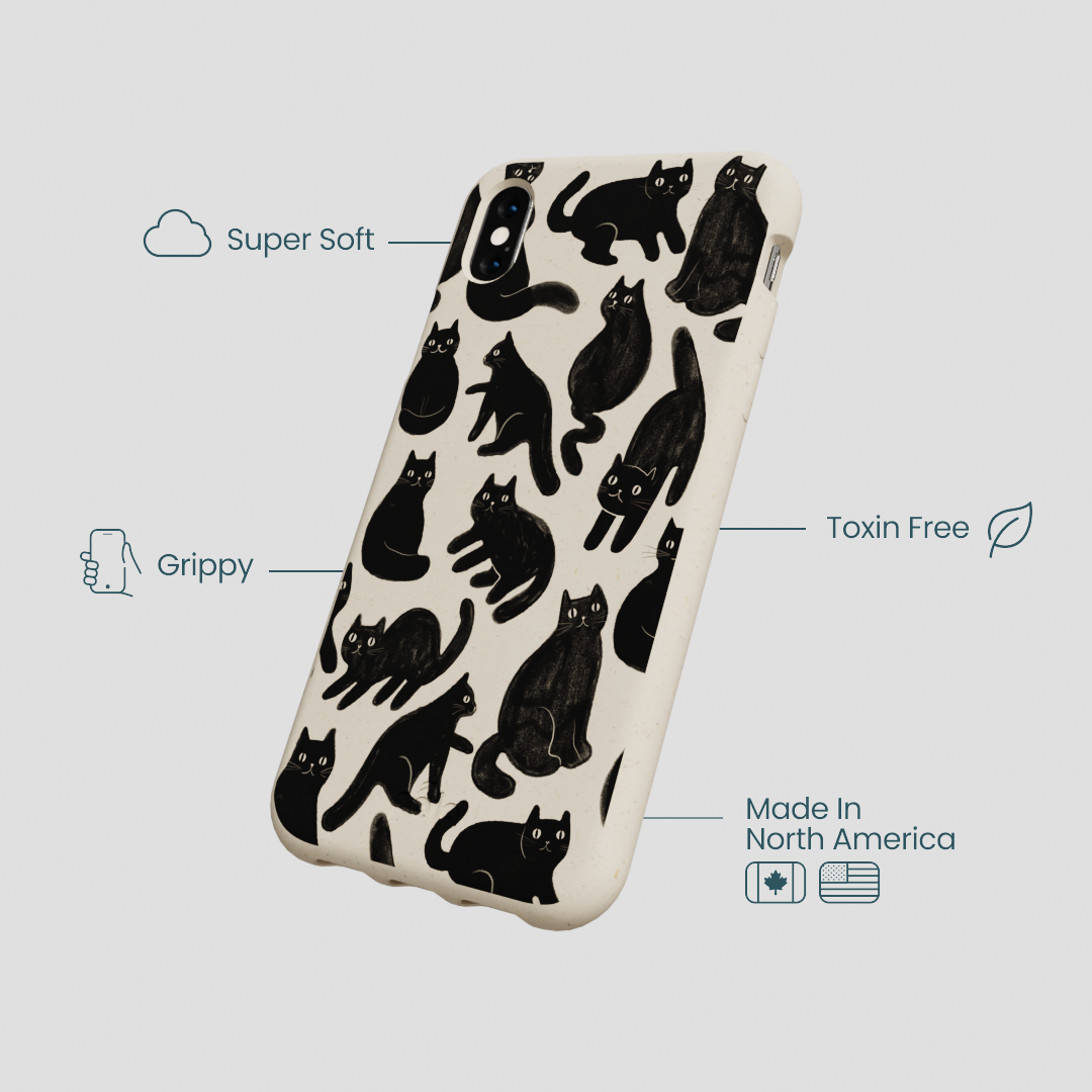 London Fog Night Meowers iPhone XR Case