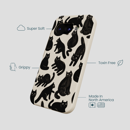 London Fog Night Meowers Google Pixel 9a Case