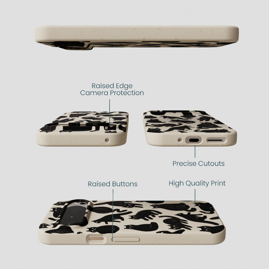 London Fog Night Meowers Google Pixel 9/9 Pro Case