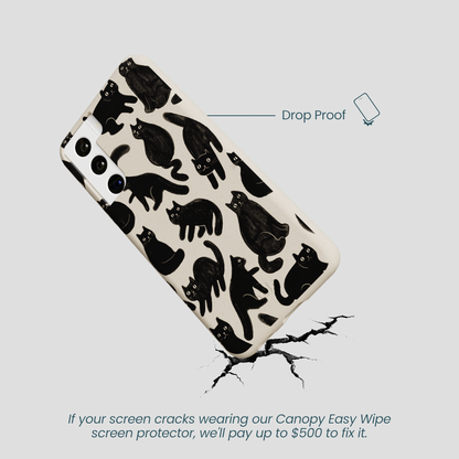London Fog Night Meowers Samsung Galaxy S21 Case