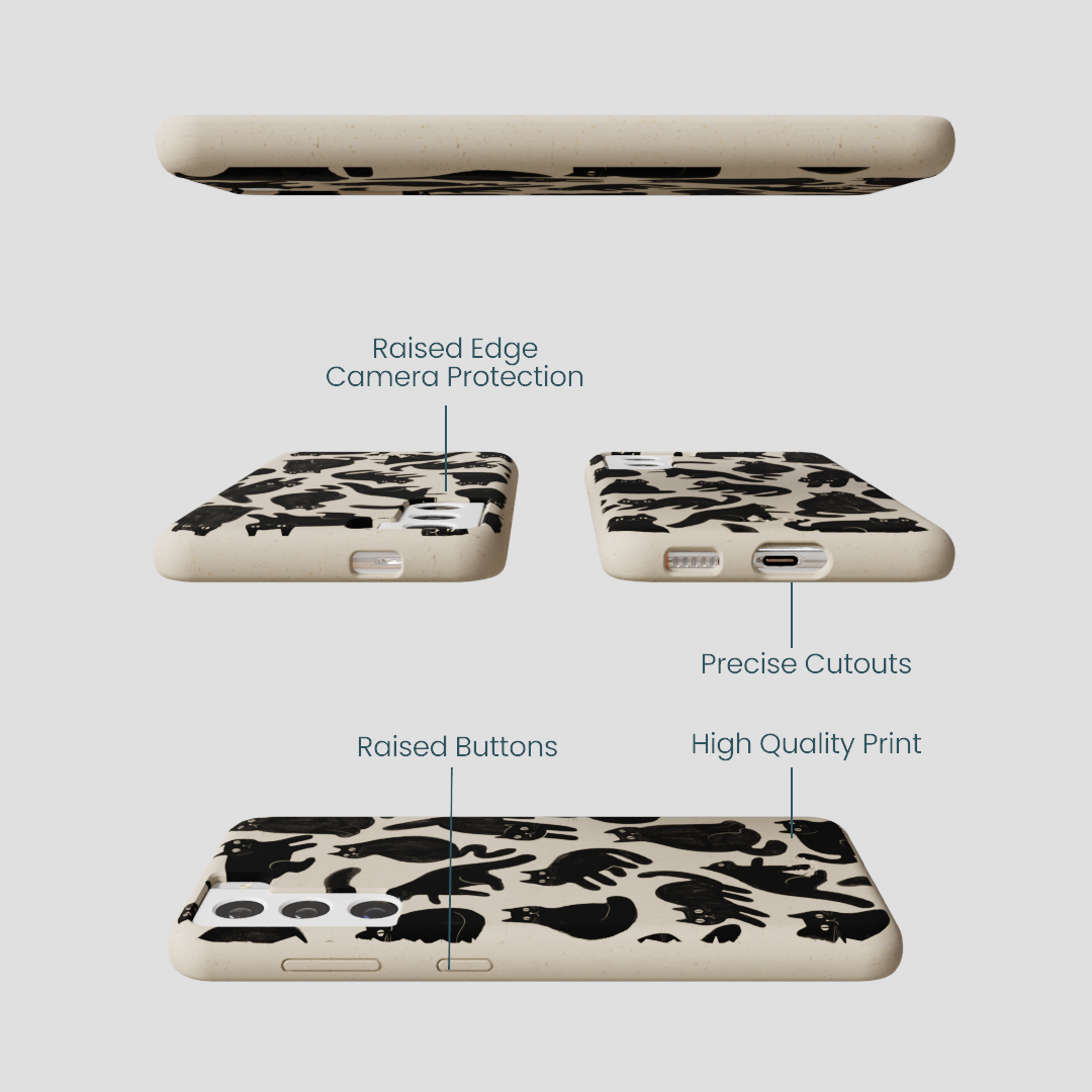 London Fog Night Meowers Samsung Galaxy S21 Case