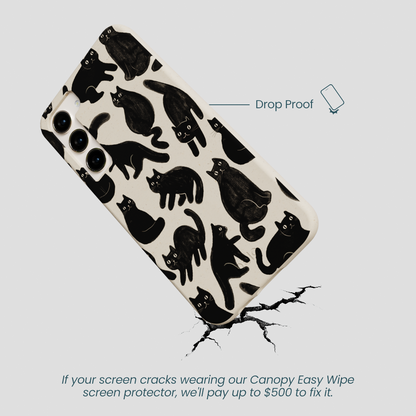 London Fog Night Meowers Samsung Galaxy S24+(Plus) Case