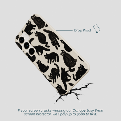 London Fog Night Meowers Samsung Galaxy S24 Case