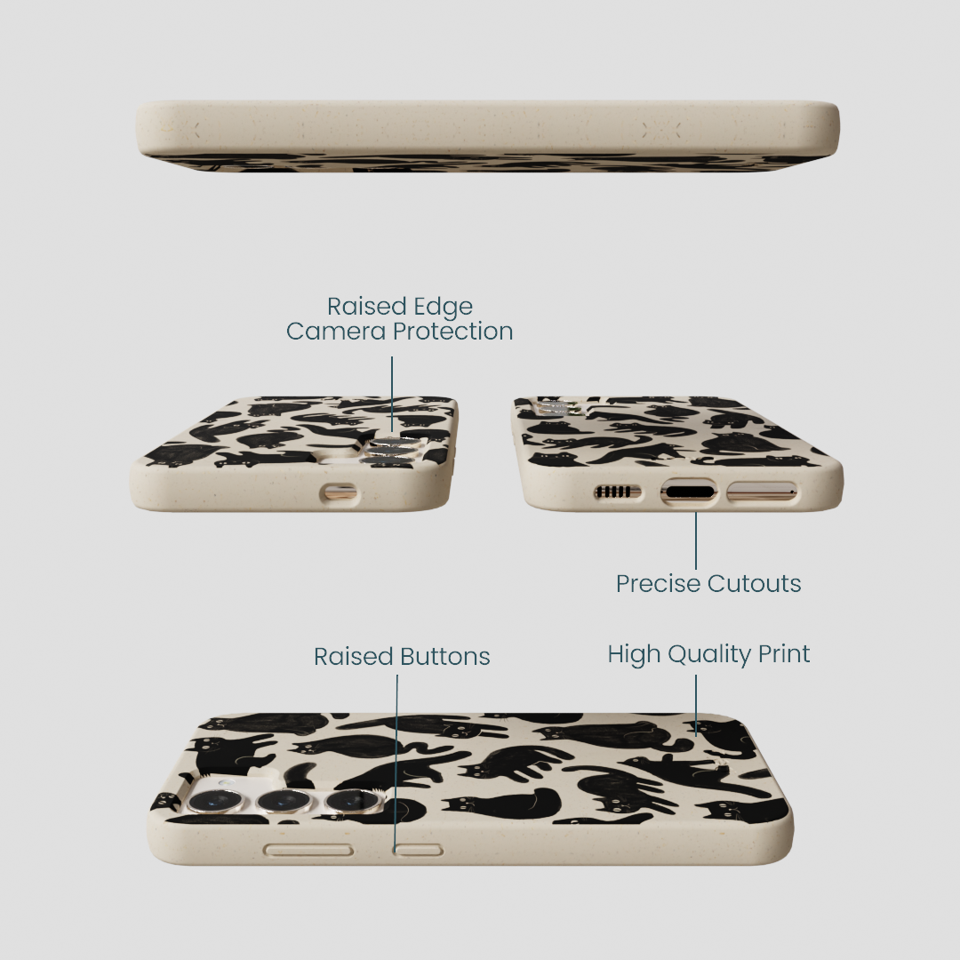 London Fog Night Meowers Samsung Galaxy S24 Case