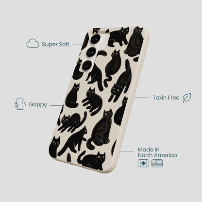 London Fog Night Meowers Samsung Galaxy S24 Case