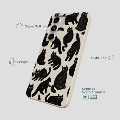 London Fog Night Meowers Samsung Galaxy S25+(Plus) Case