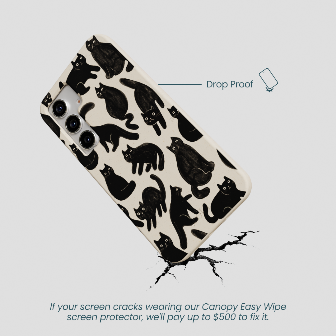 London Fog Night Meowers Samsung Galaxy S25 Case