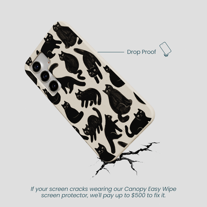 London Fog Night Meowers Samsung Galaxy S25 Case