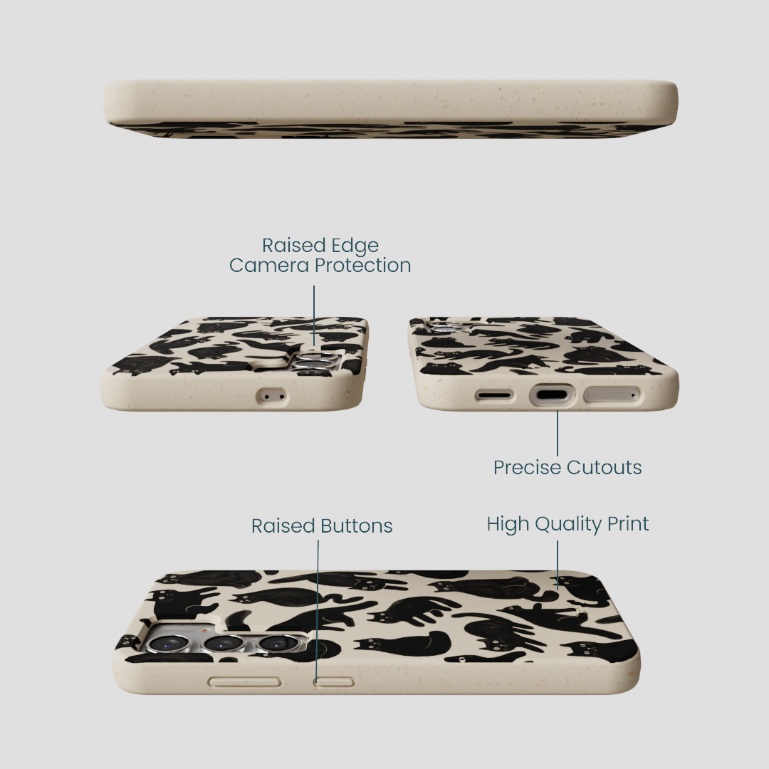 London Fog Night Meowers Samsung Galaxy S25 Case