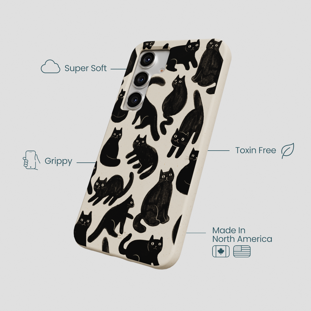 London Fog Night Meowers Samsung Galaxy S25 Case