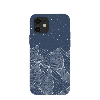 Navy Blue Night Panorama iPhone 12/ iPhone 12 Pro Case