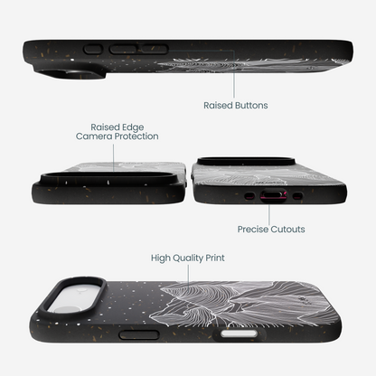 Black Night Panorama iPhone Air Case