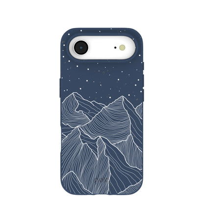 Navy Blue Night Panorama iPhone Air Case