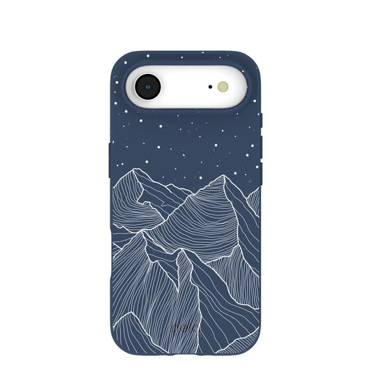 Navy Blue Night Panorama iPhone Air Case