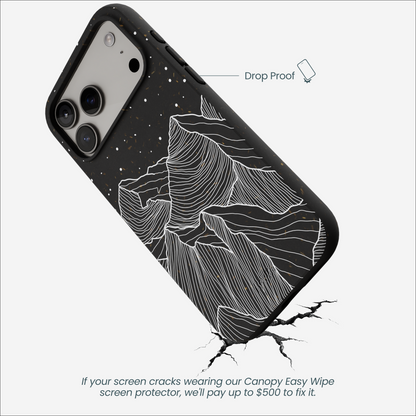 Black Night Panorama iPhone 17 Pro Max Case