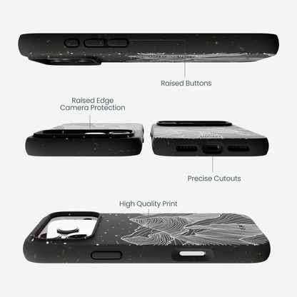Black Night Panorama iPhone 17 Pro Max Case