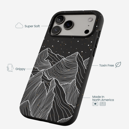 Black Night Panorama iPhone 17 Pro Max Case