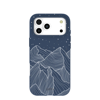 Navy Blue Night Panorama iPhone 17 Pro Max Case