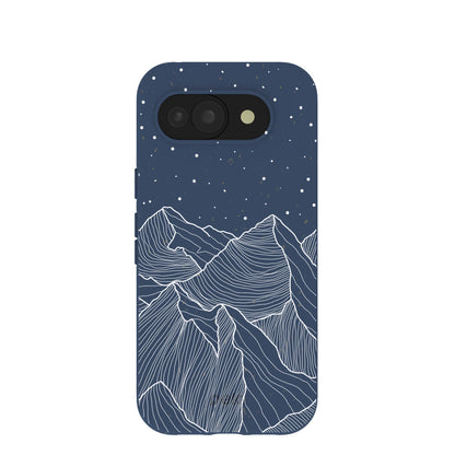 Navy Blue Night Panorama Google Pixel 10a Case