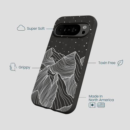 Black Night Panorama Google Pixel 10/10 Pro Case