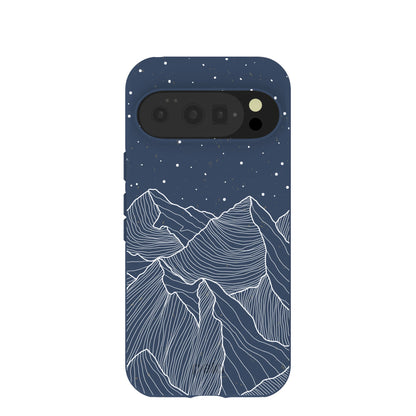 Navy Blue Night Panorama Google Pixel 10/10 Pro Case