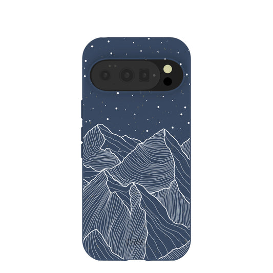 Navy Blue Night Panorama Google Pixel 10/10 Pro Case