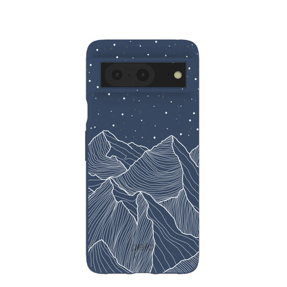 Navy Blue Night Panorama Google Pixel 8 Case