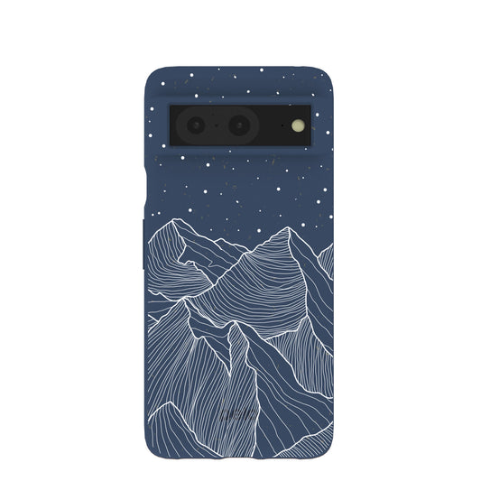 Navy Blue Night Panorama Google Pixel 8 Case