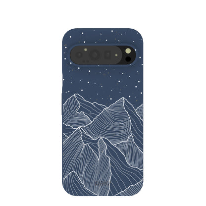 Navy Blue Night Panorama Google Pixel 9 Pro XL Case