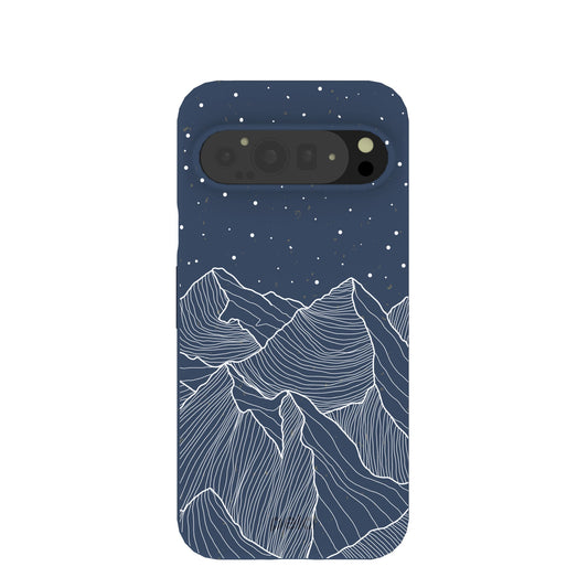 Navy Blue Night Panorama Google Pixel 9 Pro XL Case