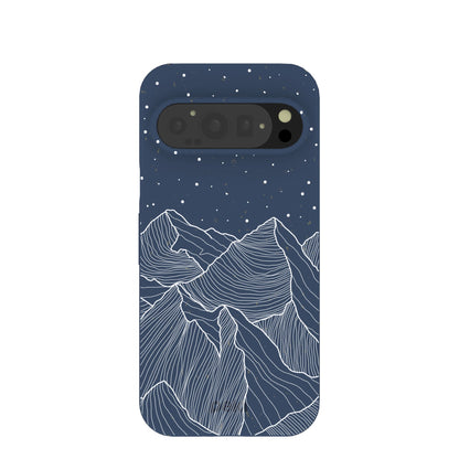 Navy Blue Night Panorama Google Pixel 9/9 Pro Case